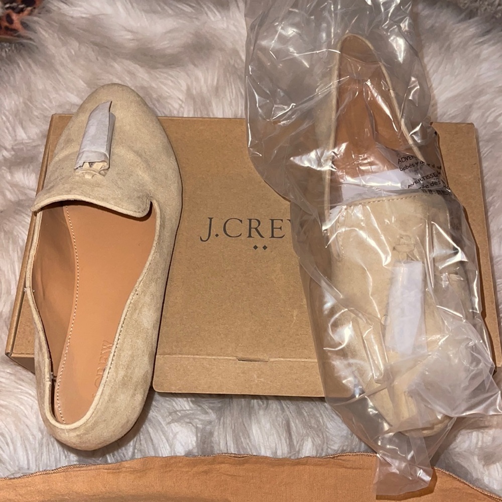 Jcrew factory NWT never been worn, nude flats